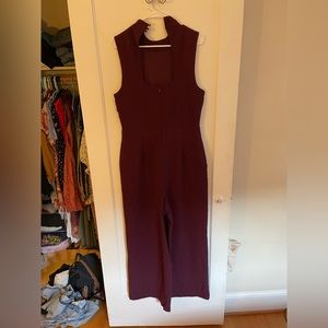 Eva Franco Maroon Jumpsuit